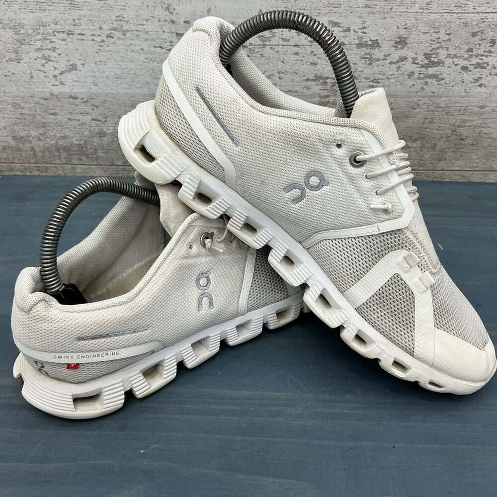 On Running Cloud 5 All White Women's Sneakers Size US 8.5